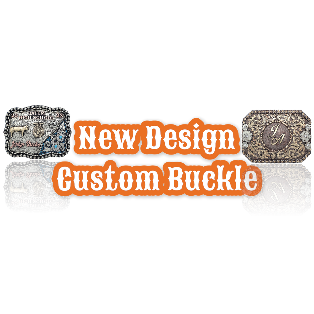 New Design Custom Buckle Cowboss Silversmiths
