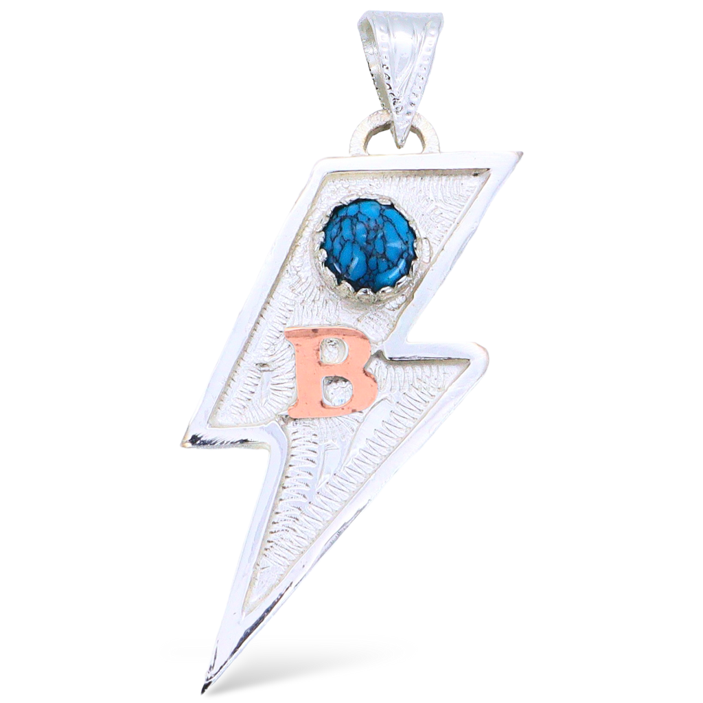 Ride the Lightning Custom Pendant Cowboss Silversmiths