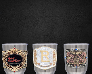 Custom Tumblers Collection by Cowboss Silversmiths