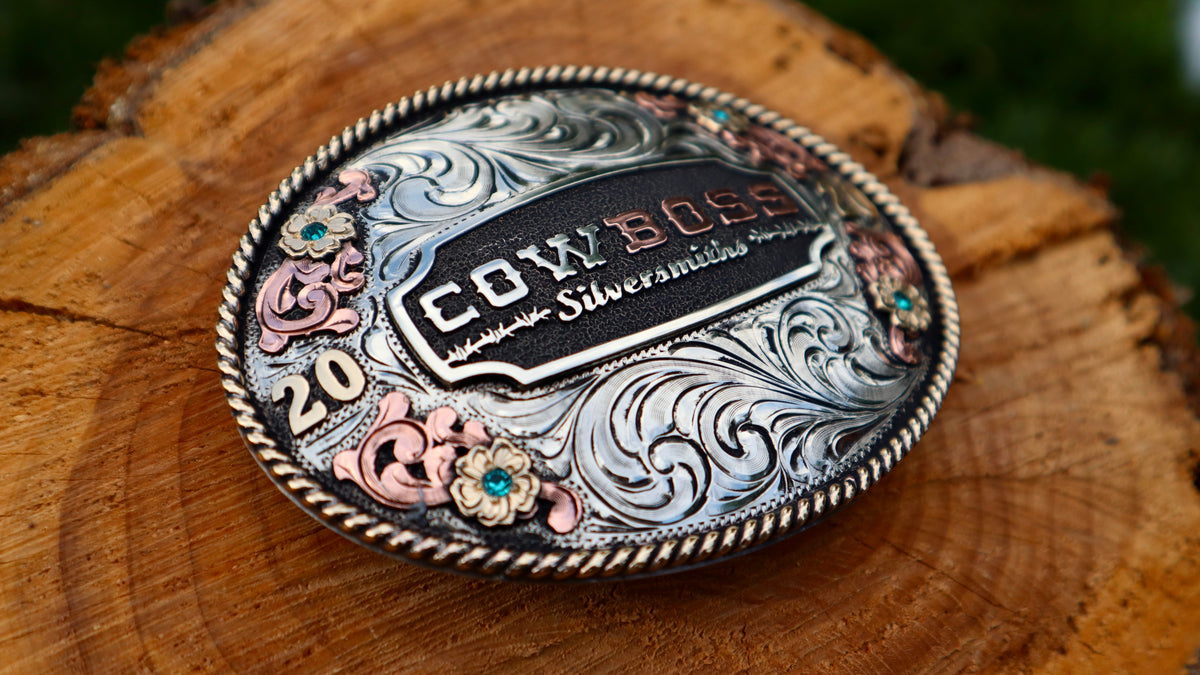 Custom Handcrafted Belt Buckles - Cowboss Silversmiths