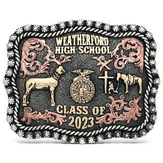 Roping in Success Custom Buckle