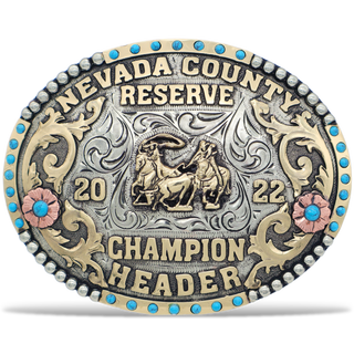 Custom Belt Buckle - Champion's Choice Silver - Hand Crafted